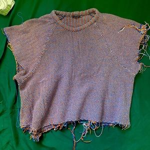 ZARA cropped&edited Knit top